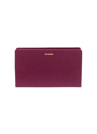 Main View - Click To Enlarge - JIL SANDER - 'Book' leather clutch