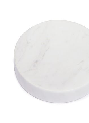 Detail View - Click To Enlarge - LANE CRAWFORD - Marble soap dish – White