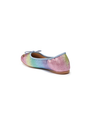 Figure View - Click To Enlarge - SAM EDELMAN - 'Felicia' rainbow glitter kids ballet flats