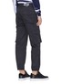 Back View - Click To Enlarge - 10184 - Zip cuff cargo pants