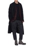 Figure View - Click To Enlarge - ZIGGY CHEN - Darted twill jogging pants