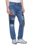Front View - Click To Enlarge - FDMTL - Bandana panel jeans