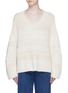 Main View - Click To Enlarge - ELIZABETH AND JAMES - 'Torry' panelled cashmere-silk sweater