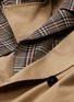  - MONSE - Tartan plaid panel trench coat