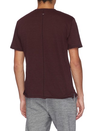Back View - Click To Enlarge - RAG & BONE - 'Owen' slub cotton-linen T-shirt