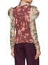 Back View - Click To Enlarge - ZIMMERMANN - 'Tempest' puff shoulder patchwork floral print silk blouse