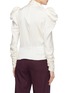 Back View - Click To Enlarge - ZIMMERMANN - 'Fleeting' tie neck puff sleeve silk twill blouse