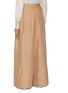Back View - Click To Enlarge - ZIMMERMANN - Pleated silk wide leg pants