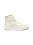 Main View - Click To Enlarge - BOTH - Rubber patch leather high top sneakers