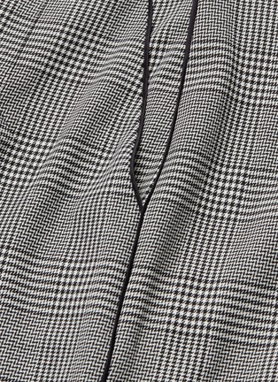  - HELLESSY - Houndstooth check plaid wide leg pants