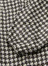 Detail View - Click To Enlarge - HELLESSY - 'Sloane' cutout drape high-low houndstooth dress