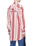 Back View - Click To Enlarge - HELLESSY - 'Duquette' double layered stripe shirt