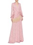 Figure View - Click To Enlarge - HELLESSY - 'Emerson' fringed jacquard wrap dress