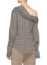 Back View - Click To Enlarge - HELLESSY - Twist shawl collar houndstooth blouse