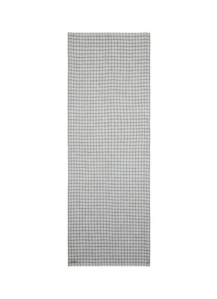 Main View - Click To Enlarge - JANAVI - Tartan plaid Merino wool scarf