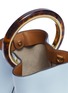 Detail View - Click To Enlarge - MARNI - 'Pannier' small tortoiseshell ring handle leather crossbody bag