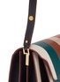 Detail View - Click To Enlarge - MARNI - 'Trunk' stripe panel leather shoulder bag