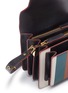 Detail View - Click To Enlarge - MARNI - 'Trunk' stripe panel leather shoulder bag