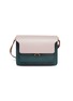 Main View - Click To Enlarge - MARNI - 'Trunk' colourblock leather shoulder bag