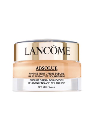 Main View - Click To Enlarge - LANCÔME - Absolue Sublime Cream Foundation SPF 26 PA+++ – 110-PO
