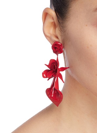 Figure View - Click To Enlarge - JENNIFER BEHR - 'Lydia' floral drop earrings