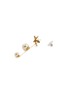 Detail View - Click To Enlarge - JENNIFER BEHR - Faux pearl moon and star drop mismatched earrings