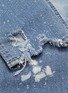  - 3X1 - 'W4 Collette Crop' bleached distressed cuff skinny jeans