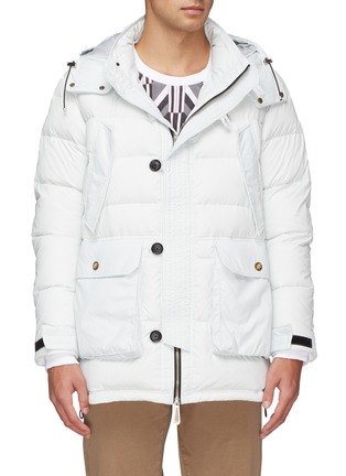 Main View - Click To Enlarge - 10408 - Detachable hood down puffer jacket