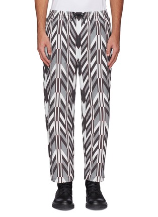 Main View - Click To Enlarge - 10408 - Geometric print twill jogging pants