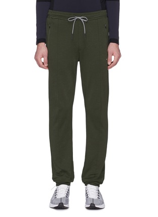 Main View - Click To Enlarge - FALKE - 'Prep' pintucked performance sweatpants