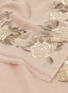 Detail View - Click To Enlarge - JANAVI - 'The Garden of Flowers' embroidered cashmere scarf