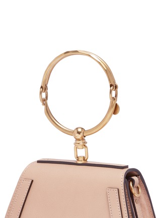 Detail View - Click To Enlarge - CHLOÉ - 'Nile' small bracelet handle leather crossbody bag