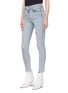 Front View - Click To Enlarge - RAG & BONE - Ripped high rise cropped skinny jeans