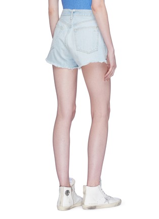 Back View - Click To Enlarge - RAG & BONE - 'Justine' ripped denim shorts