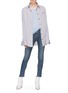 Figure View - Click To Enlarge - RAG & BONE - Frayed cuff skinny jeans
