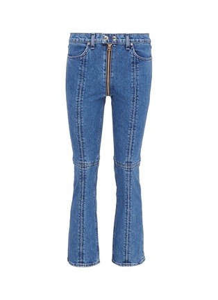 Main View - Click To Enlarge - RAG & BONE - 'Iver' zip cuff cropped boot cut jeans