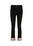 Main View - Click To Enlarge - RAG & BONE - 'Ankle Cigarette' metallic cuff cropped skinny jeans