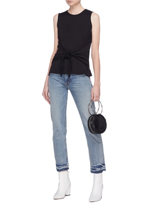 Figure View - Click To Enlarge - RAG & BONE - 'Bigsby' tie front knit tank top