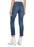 Back View - Click To Enlarge - RAG & BONE - 'Dre' cropped ripped skinny boyfriend jeans