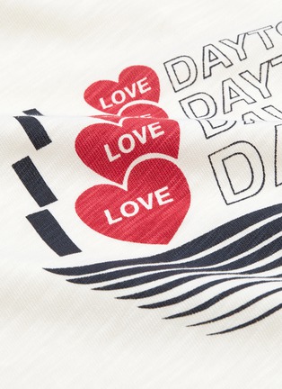  - RAG & BONE - 'Daytona' slogan graphic print slub jersey T-shirt