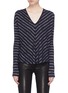 Main View - Click To Enlarge - RAG & BONE - 'Hudson' chevron stripe V-neck sweater