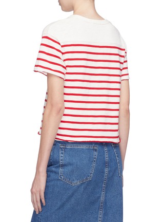 Back View - Click To Enlarge - RAG & BONE - 'Halsey' stripe T-shirt