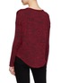 Back View - Click To Enlarge - RAG & BONE - 'Hudson' shirt-tail hem long sleeve knit top