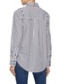 Back View - Click To Enlarge - CURRENT/ELLIOTT - 'The Loretta' button shoulder stripe shirt