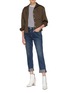 Figure View - Click To Enlarge - CURRENT/ELLIOTT - 'The Tella' pleated shirt jacket