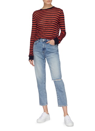 Figure View - Click To Enlarge - CURRENT/ELLIOTT - 'The Vintage' ripped jeans