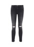 Main View - Click To Enlarge - CURRENT/ELLIOTT - 'The Stiletto' ripped knee skinny jeans