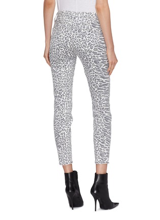 Back View - Click To Enlarge - CURRENT/ELLIOTT - 'The Stiletto' leopard print skinny jeans