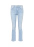 Main View - Click To Enlarge - FRAME - 'Le High Straight' faux pearl embellished jeans
