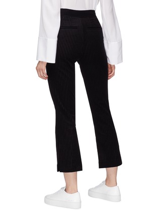 Back View - Click To Enlarge - FRAME - Pinstripe corduroy flared pants